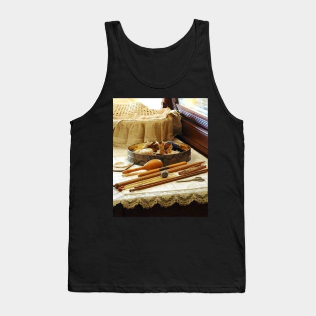 Knitting - Knitting Supplies Tank Top by SusanSavad